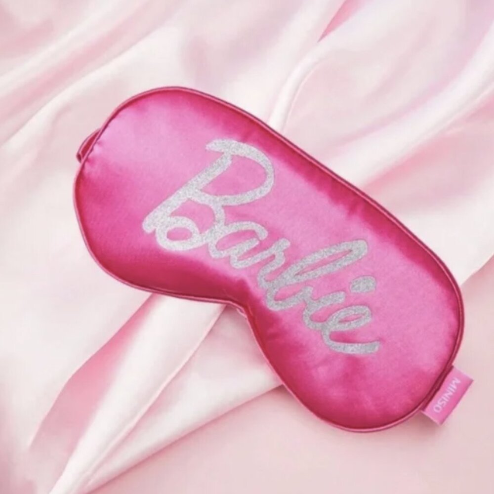 NWT- Barbie Satin Eye Mask, Barbie Satin Sleeping Mask